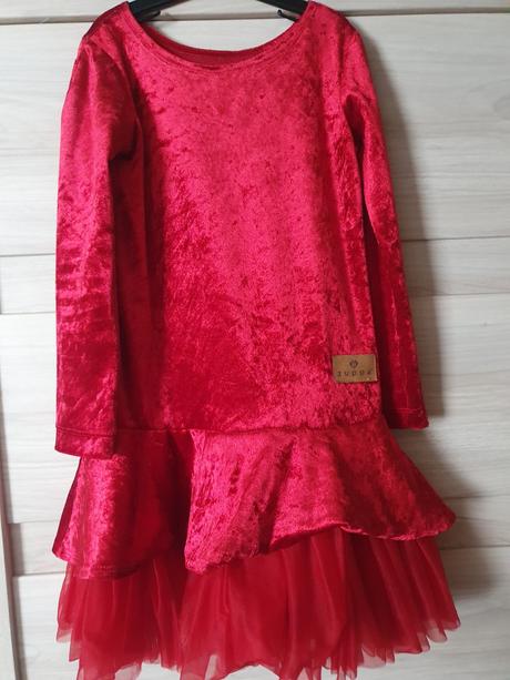 Zamatové šaty zuppa, 128