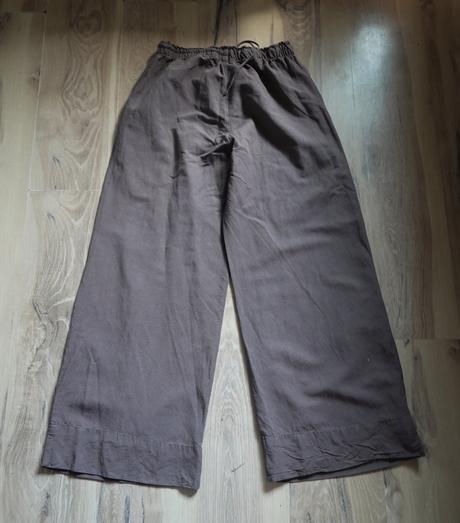 Ľanové nohavice h&m linen blend, h&m,s