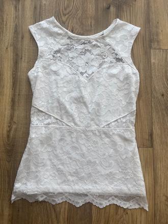 Čipkovany top, river island,s