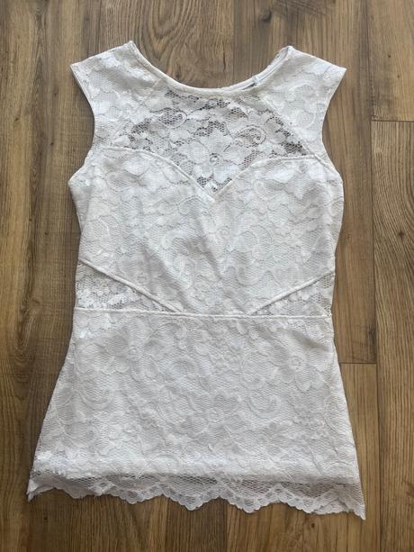 Čipkovany top, river island,s