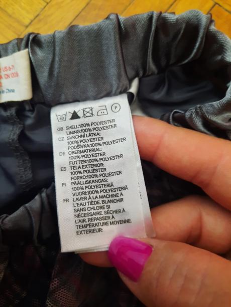 Dievčenská sukňa, h&m,122