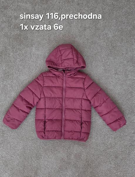 Prechodna bunda, sinsay,116