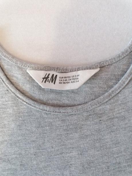 Šaty s mačičkou, h&m,98