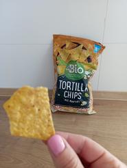 DmBio Tortilla čipsy s morskou soľou, 125 g