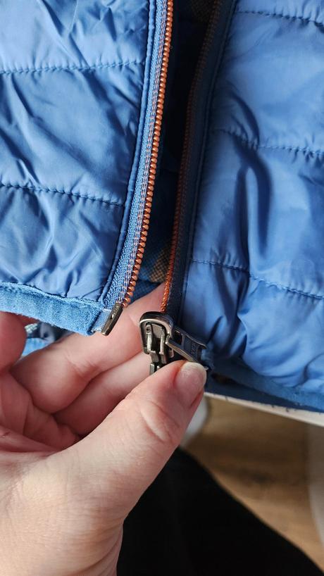 Obojstranná prechodná bunda 116/122, alpine pro,116