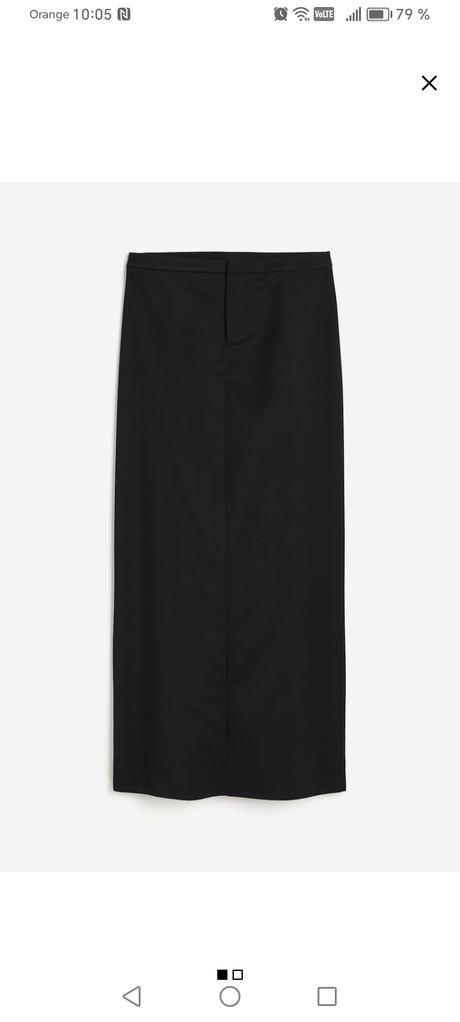 Maxi ceruzkova sukňa h&m 40, h&m,40