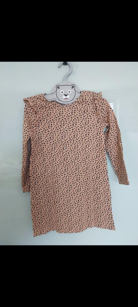 Šaty tigrovane, h&m,110