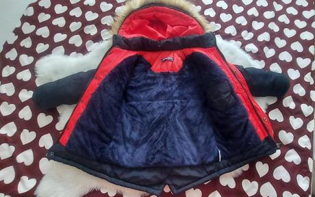 Teplá predlžená bunda, 98