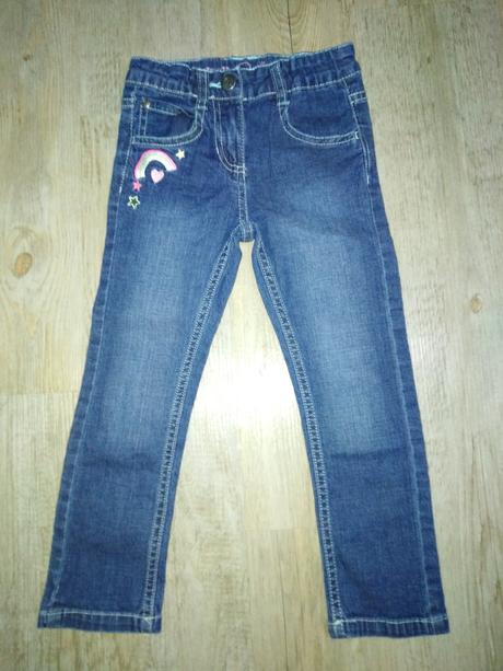 Dievčenské rifle s dúhou 104, lupilu,104