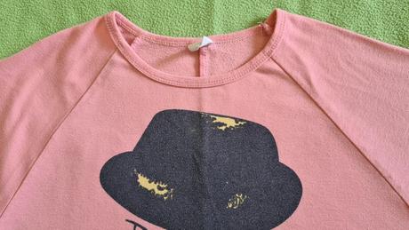 Oversize crop top tričko, 134