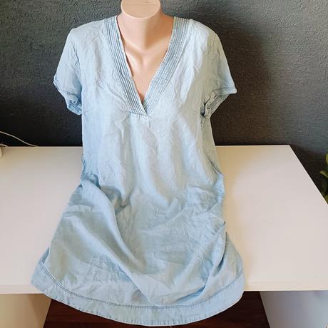 Riflové saty, h&m,xxl
