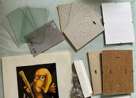 Rôzne rámiky z ikea a obraz, 