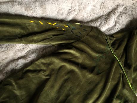 Mikina z kojeneckého plyšu v.m, m