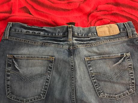 Modré pánske rifle motor, 36