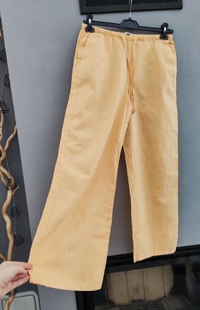 Ľanové letné nohavice, gina,s