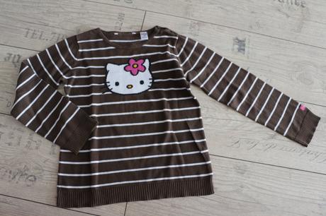 Svetrík hello kitty, h&m,128
