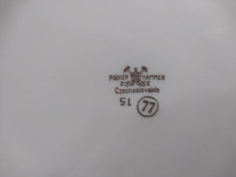 Retro porcelanové taniere  tri gracie 5ks, 