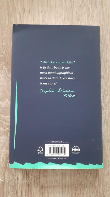 Sophie kinsella - what does it feel like, 
