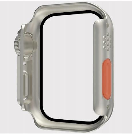 2v1 puzdro + tvrdené sklo pre apple watch 4/5/6/se,