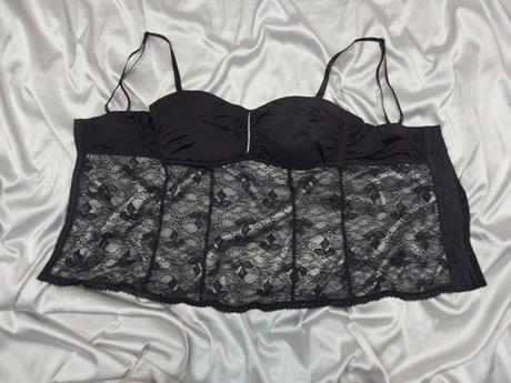 Kvalitná podprsenka s čipkovým topom, 85b