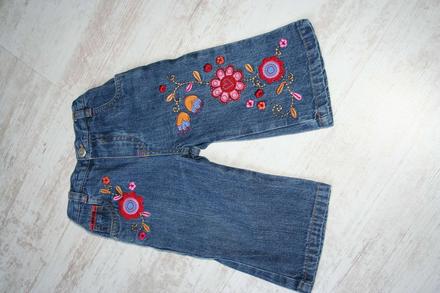 Tensie rifliky s vysivkou, mothercare,68