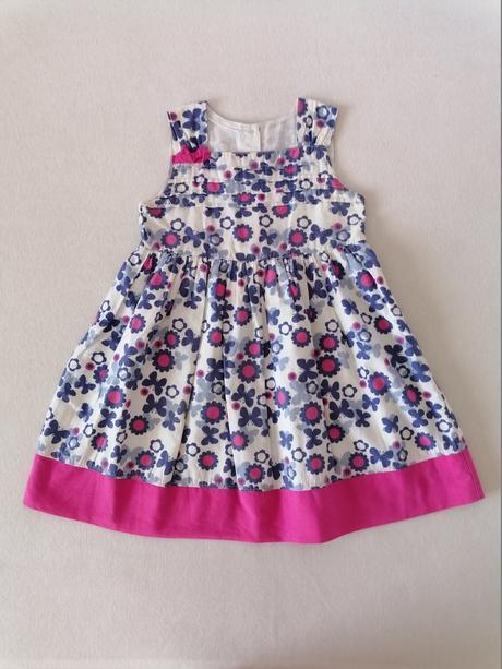 Letne šaty bielo-modre, marks & spencer,92