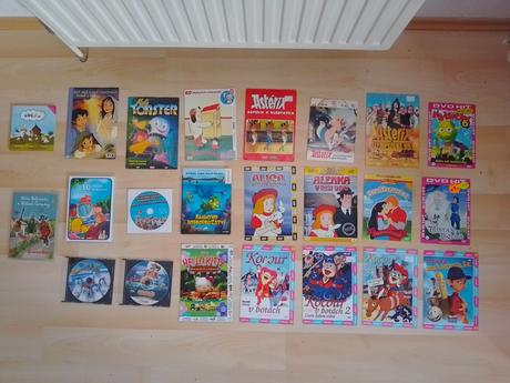 Rôzne dvd aj pre deti, 