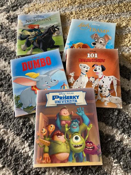 Disney mini knižky 5ks, 