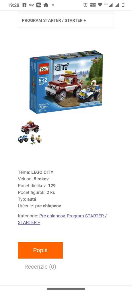 Lego city 4437,