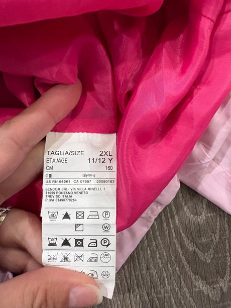 Benetton štylova lahka dievčenska bunda, benetton,152