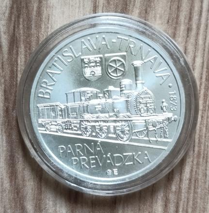 10 euro 2023 slovensko bk, parná železnica bratisl,