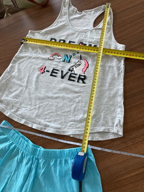 Letne pyzamo unicorn, h&m,146