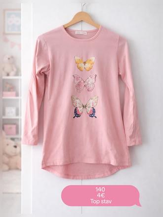 Tricko s motýlikmi, 140