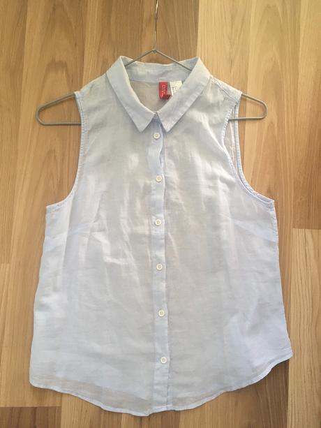 Modrá blúzka, h&m,xs