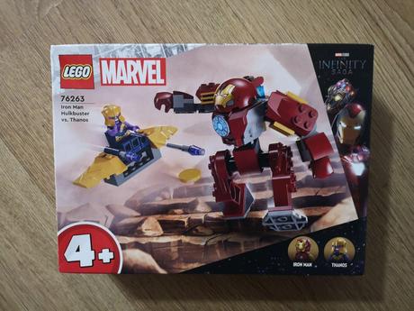Lego 76263 iron man hulkbuster vs. thanos, 
