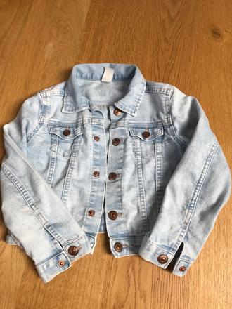 Džinsova bundička, h&m,116