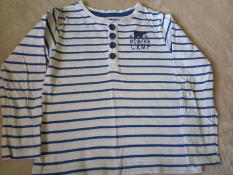 Trička s dlhym rukavom 8ks, 98