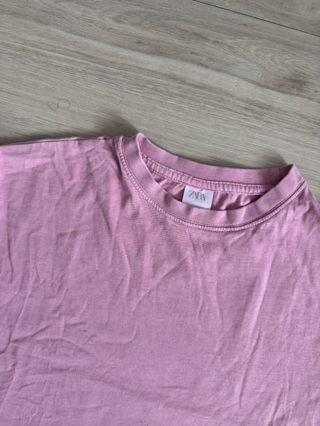 Tričko s vyblednutym efektom, zara,152