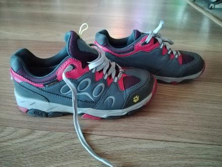 Detská trekingova obuv, jack wolfskin,33