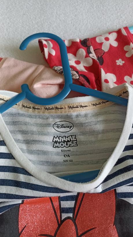 3x letné šaty s minnie, c&a,122