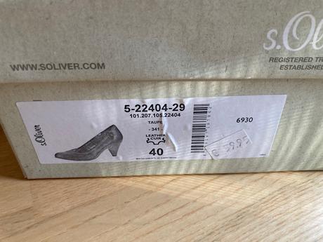 Lodičky s. oliver v. 40, s.oliver,40