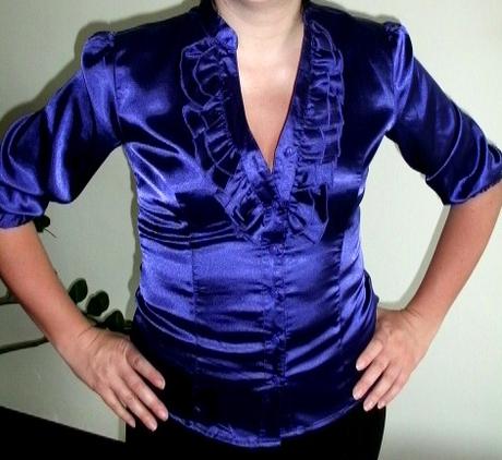 Luxusná saténová blúzka vo veľ. 38-40, takko,m