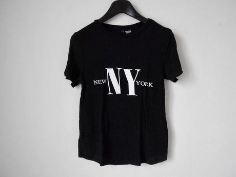 Čierne tričko ny, h&m,xs