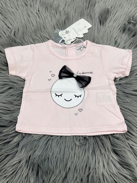 Dievčenské tričko s mašličkou overkids (68-74), 68 / 74