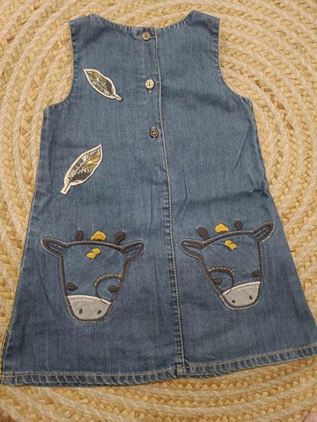 Predám riflové šaty next, next,86