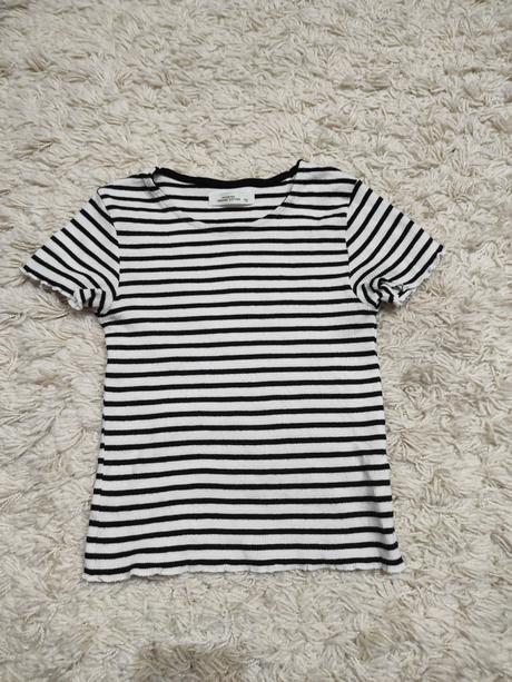 Pasikované tričko, h&m,134