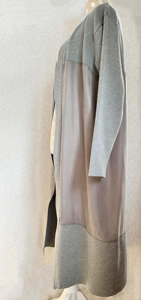 Car coat s hodvábom, s