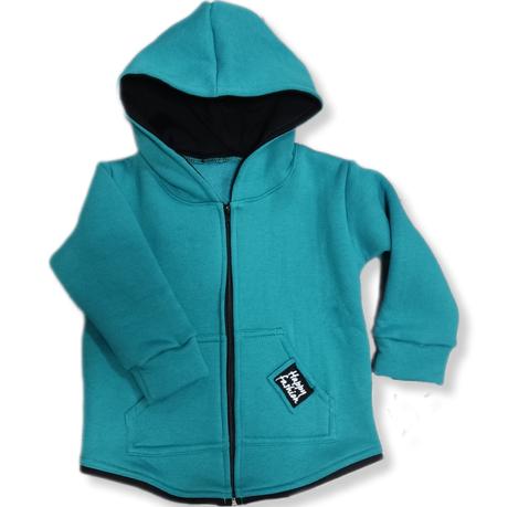 Extra teplá mikina petrol, 86 - 134