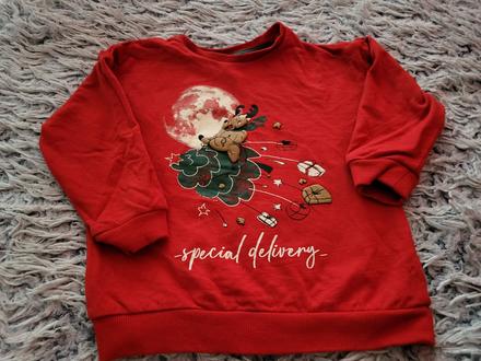 2x vianočná mikina 98, disney,98