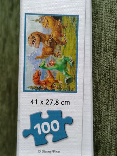 3x puzle, hlavne dinosaurie - top stav,